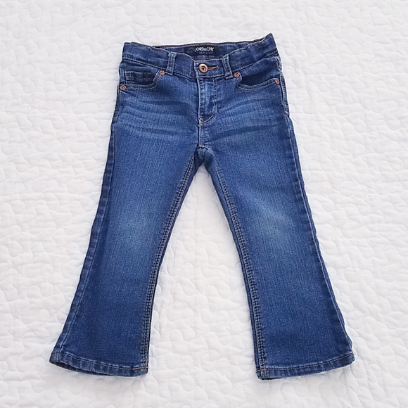 Jordache Jeans Boot Cut Jeans Toddler Pants  SUPER DARK BLUE  Jeans 2T 